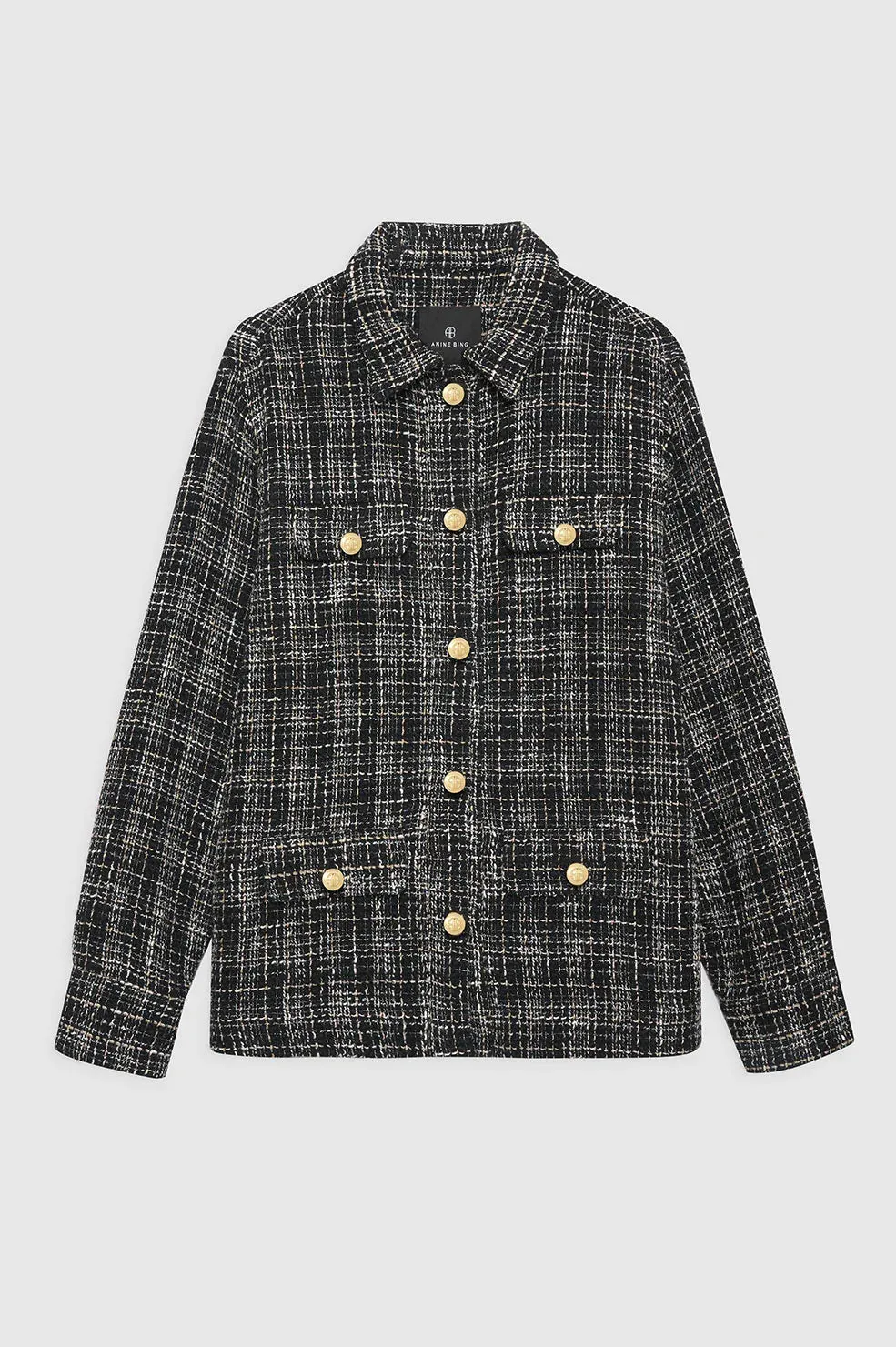 AB Corey Jacket - Metallic Plaid