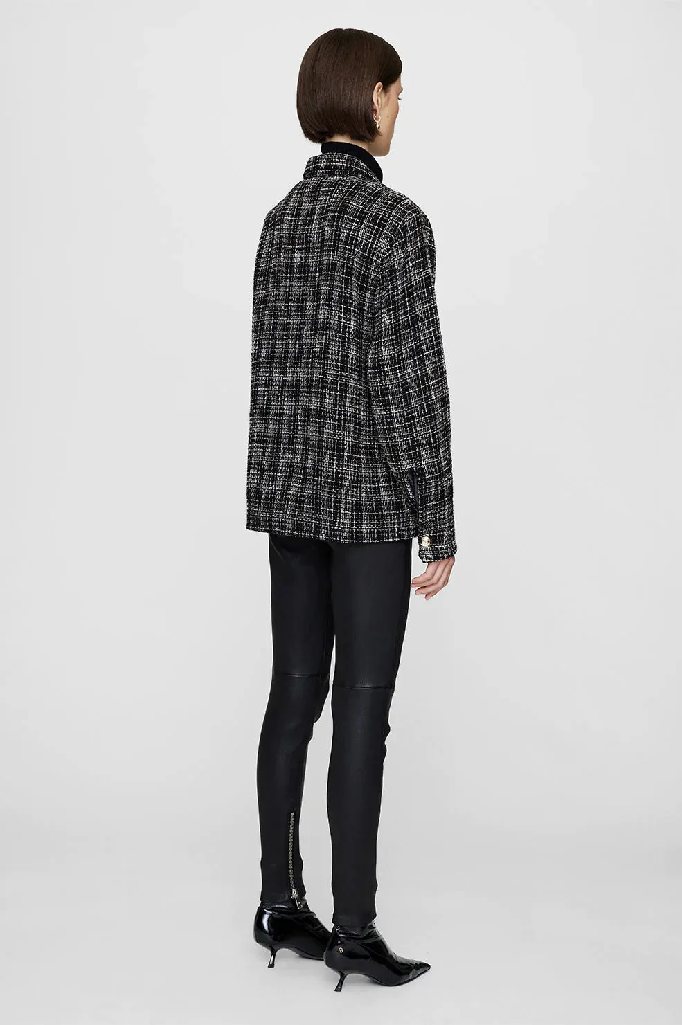 AB Corey Jacket - Metallic Plaid