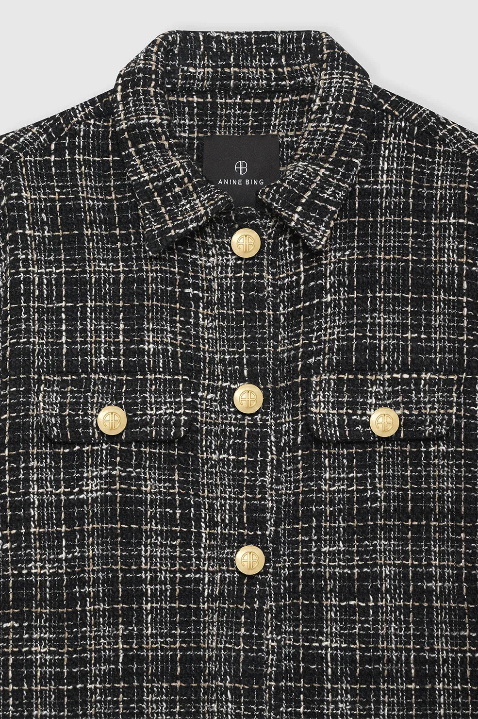 AB Corey Jacket - Metallic Plaid