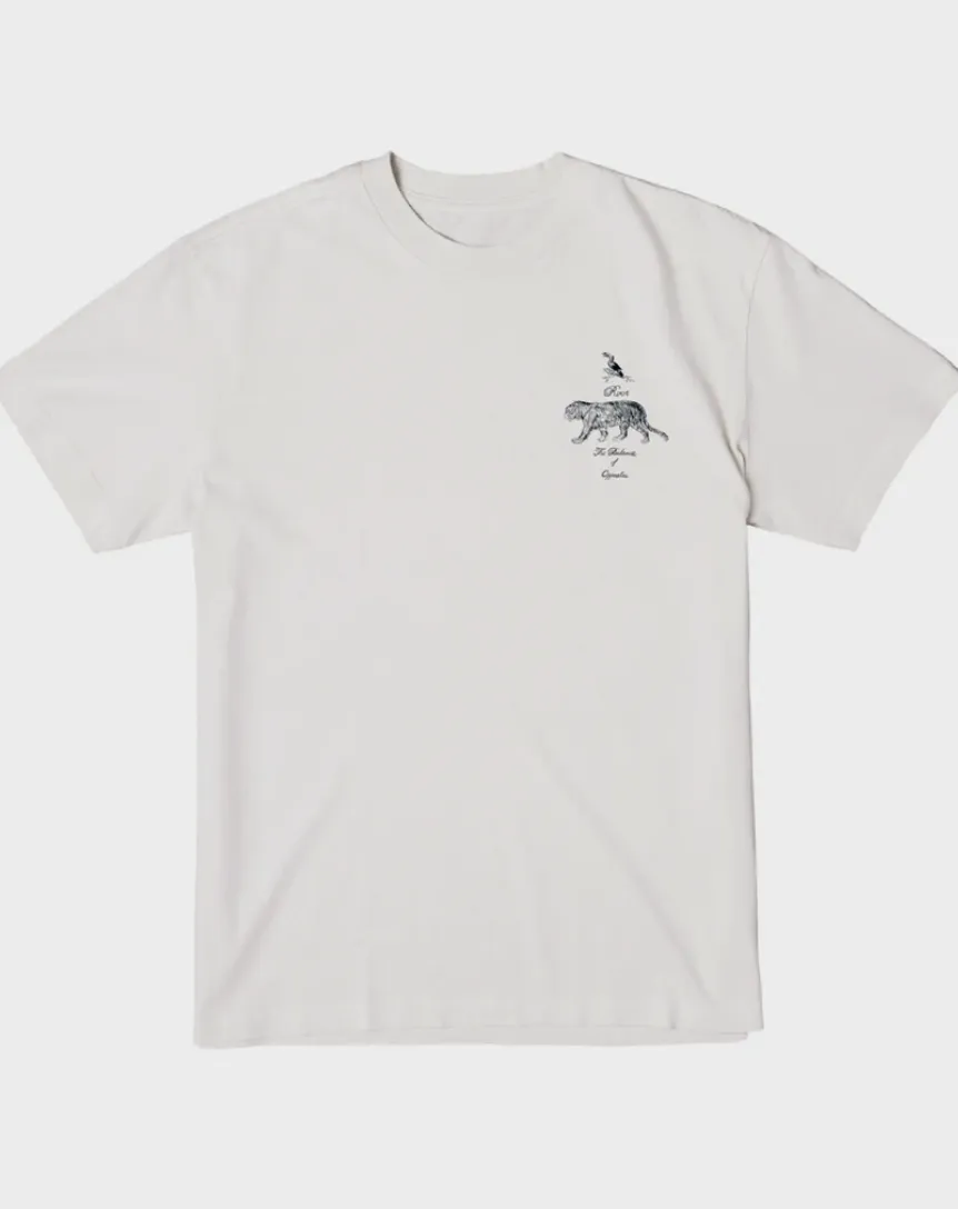 Antique Short Sleeve Shirt- Silver Beach