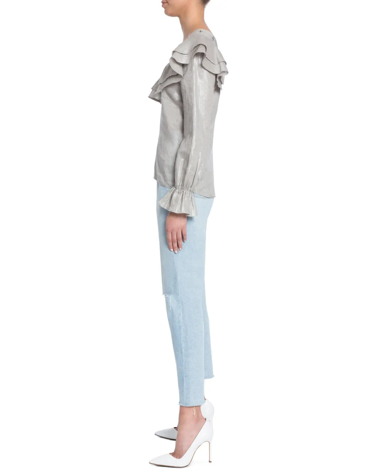 Carrey Linen Blouse
