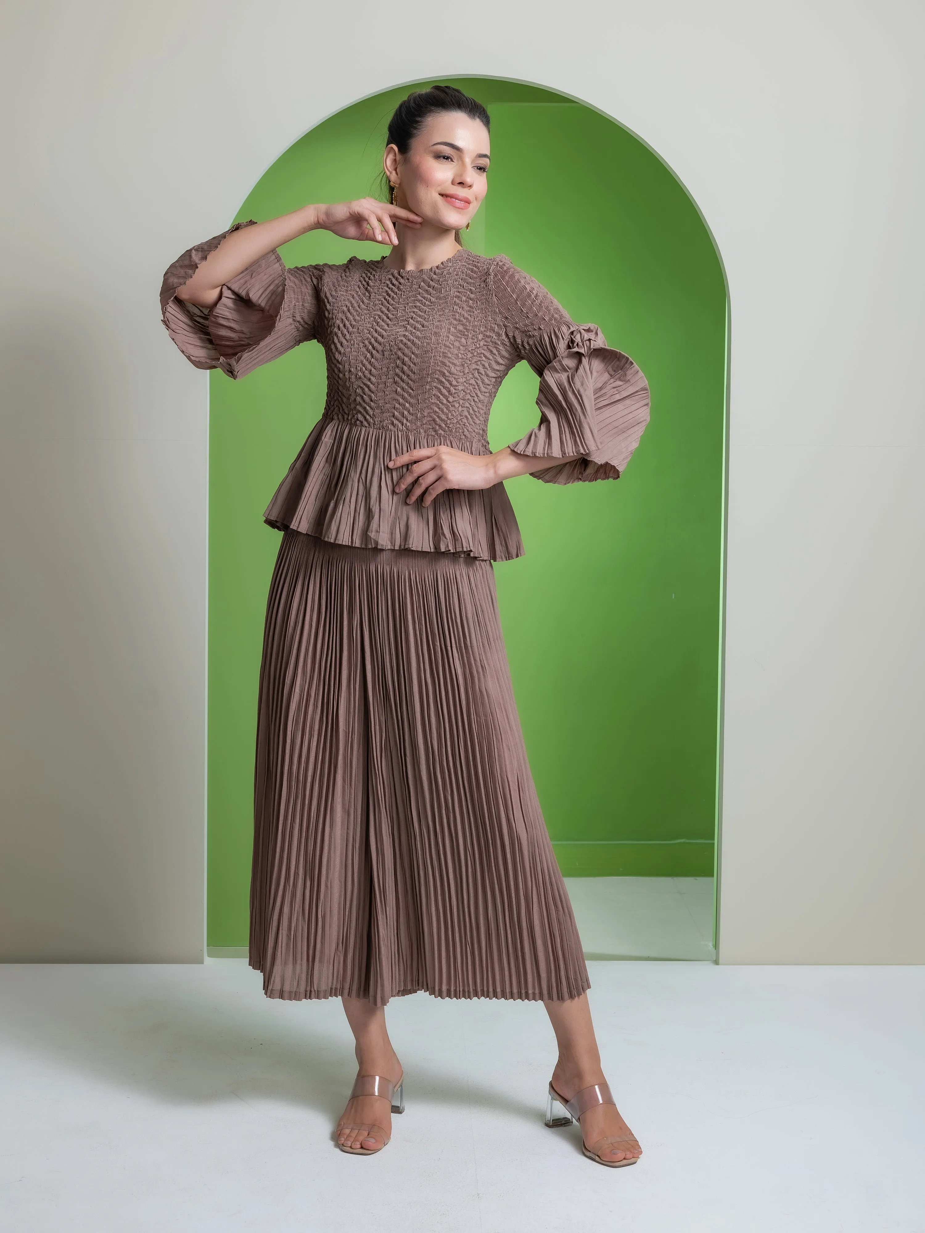 Dusk Pleated Co-ord Set