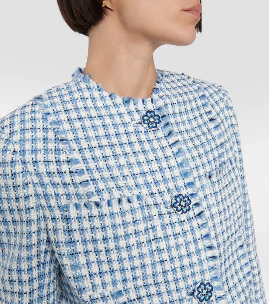 Etro Checked boucl√É¬© jacket