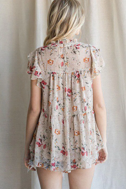 Floral Print Blouse