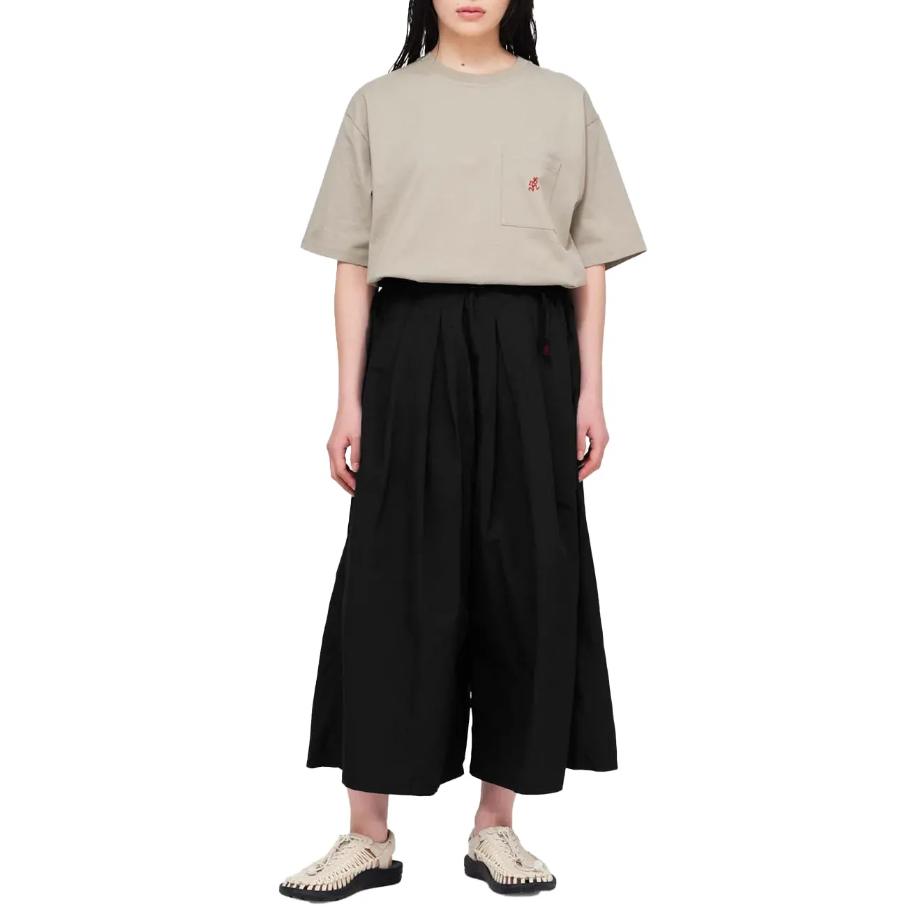 Gramicci Womens Nylon Flare Pant Black