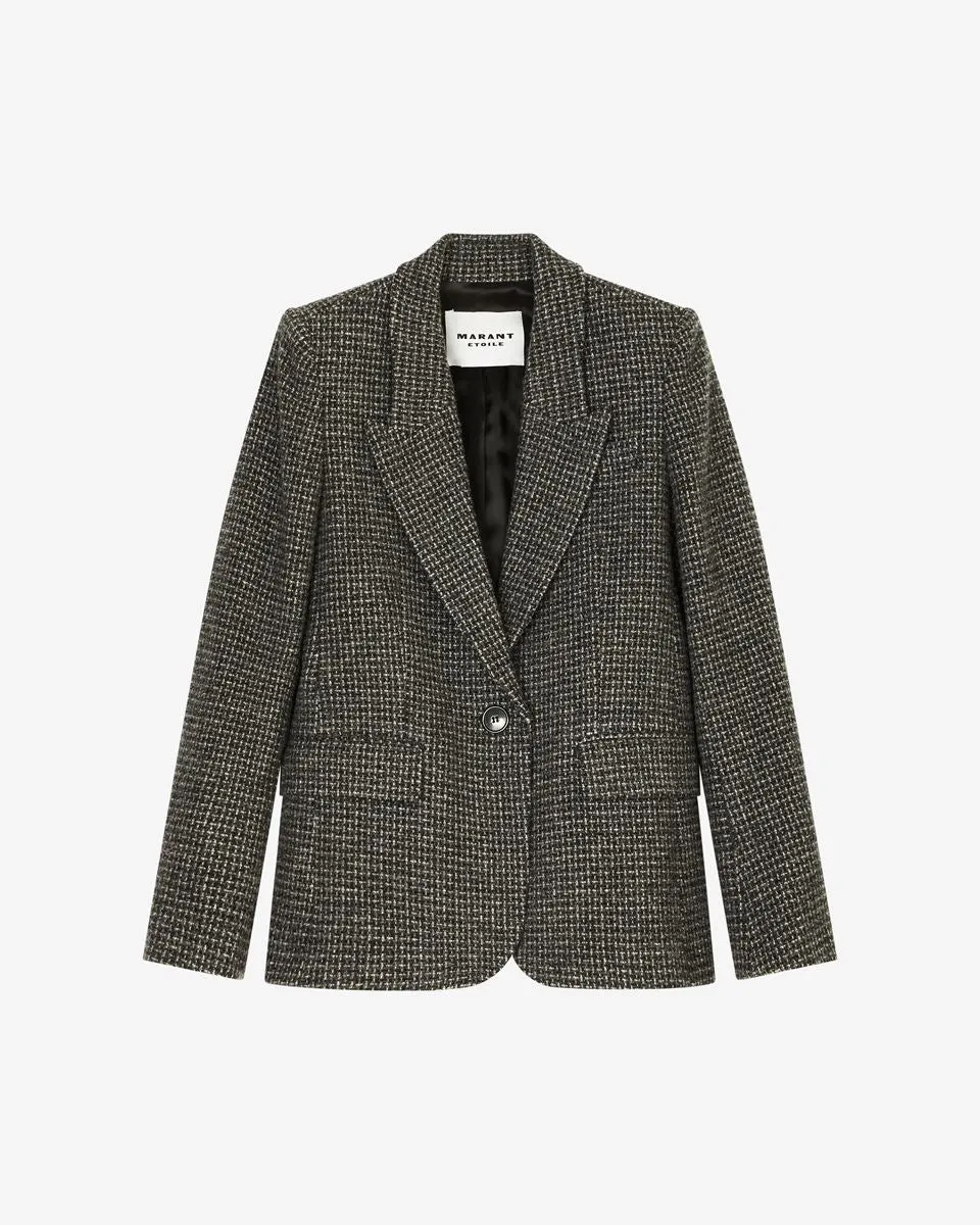 Isabel Marant Kerstin Wool Jacket - Grey