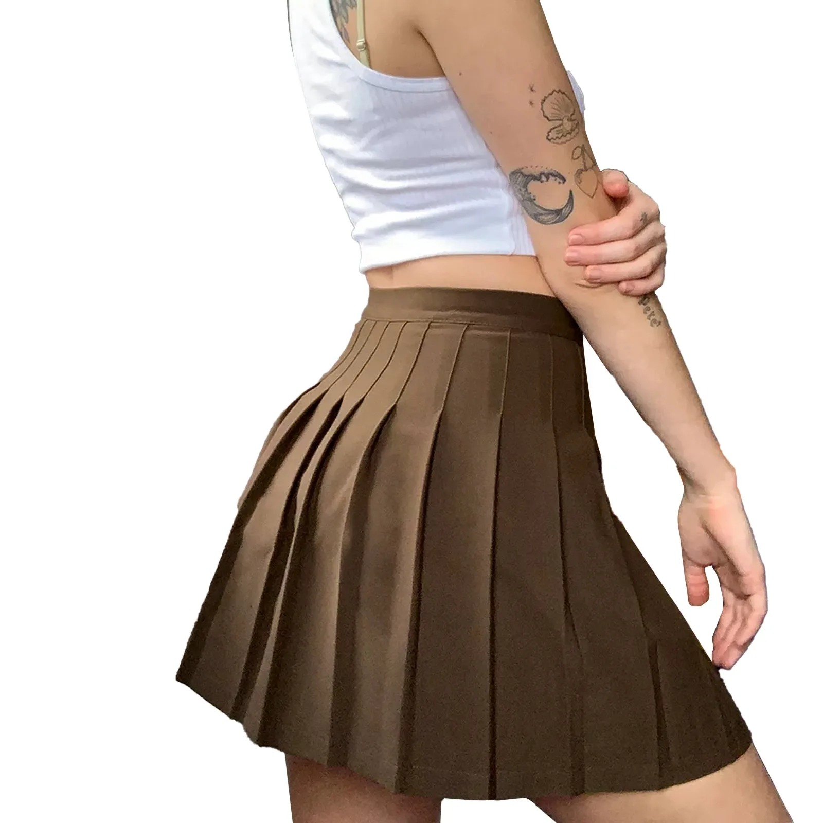 Julia Fashion - Women's Preppy Style Pleated Skirts