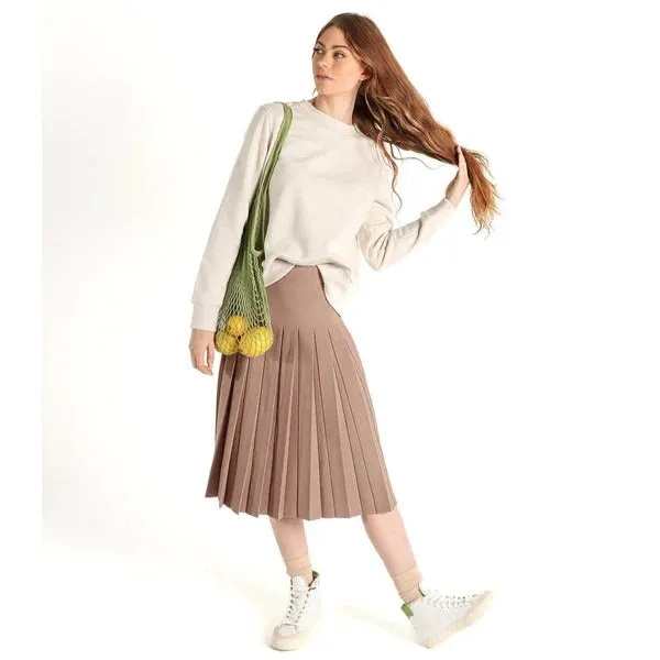Ladies Pleated Knit Skirt, BGDK