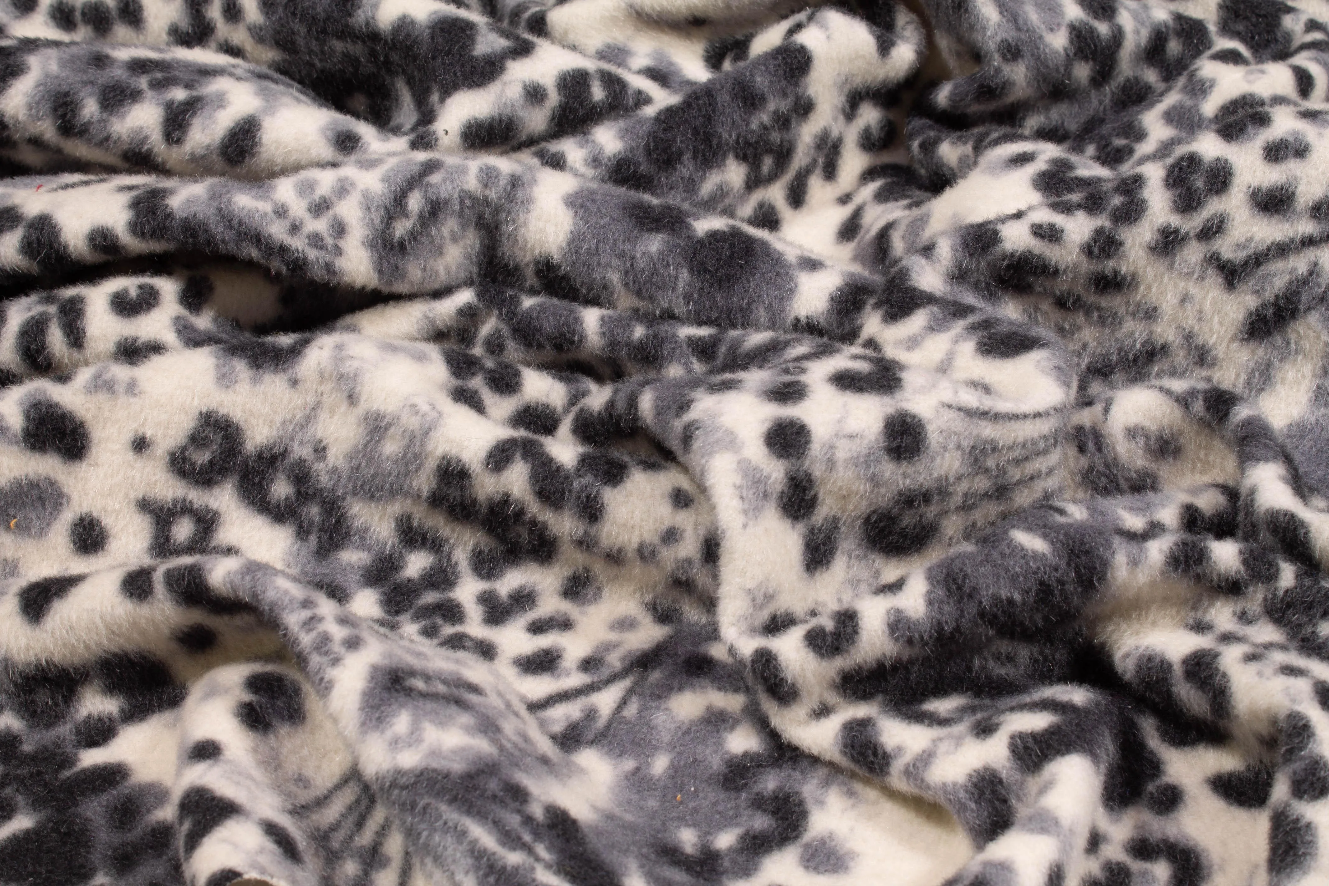 Leopard Print Italian Wool