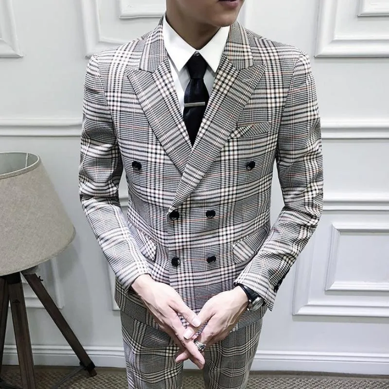 Men's Plaid Suit | Blazer And Pants
