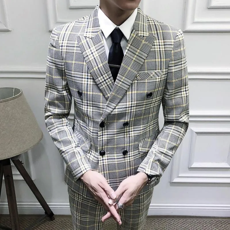 Men's Plaid Suit | Blazer And Pants
