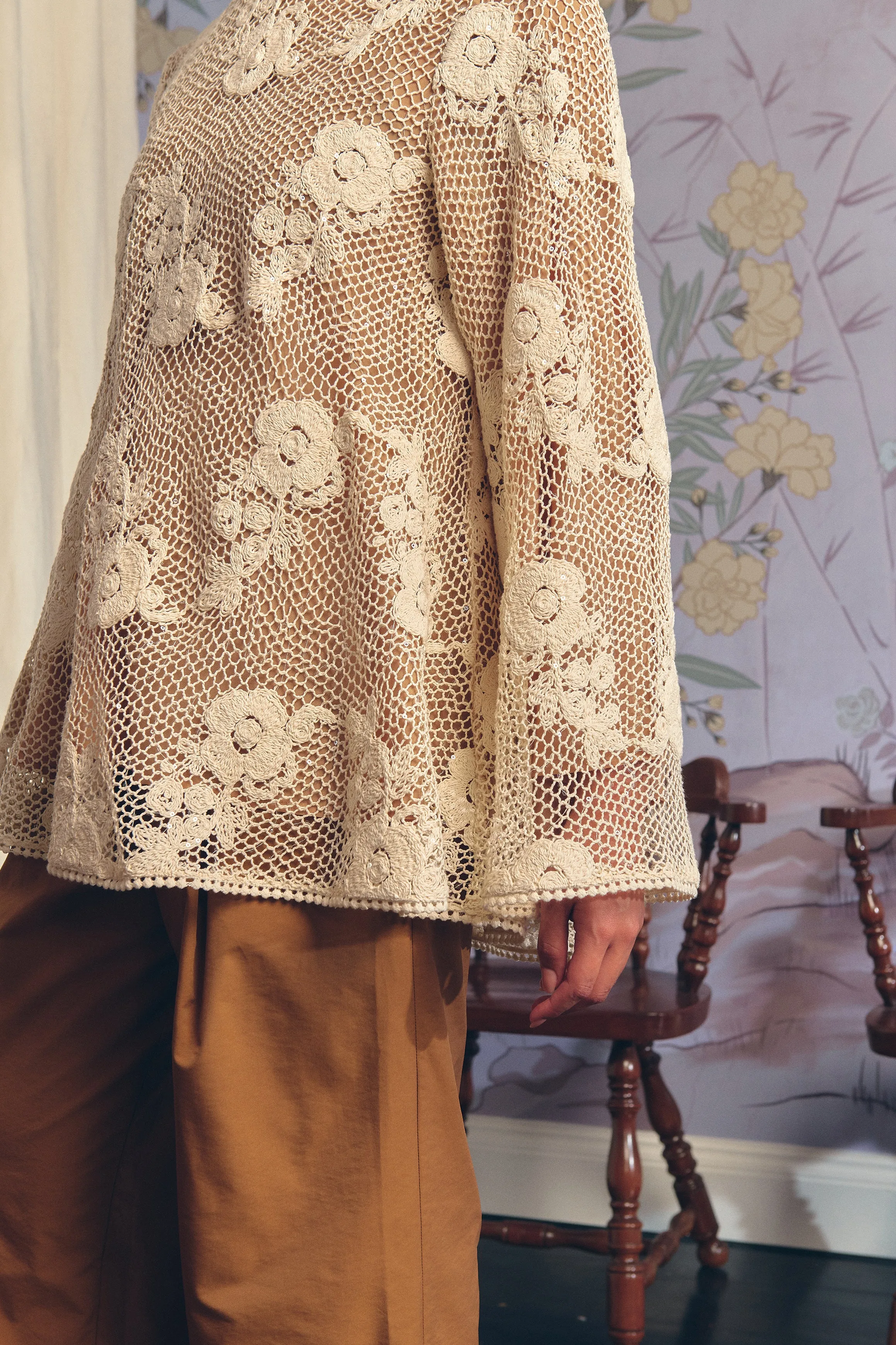 Seraphine Crochet Lace Blouse