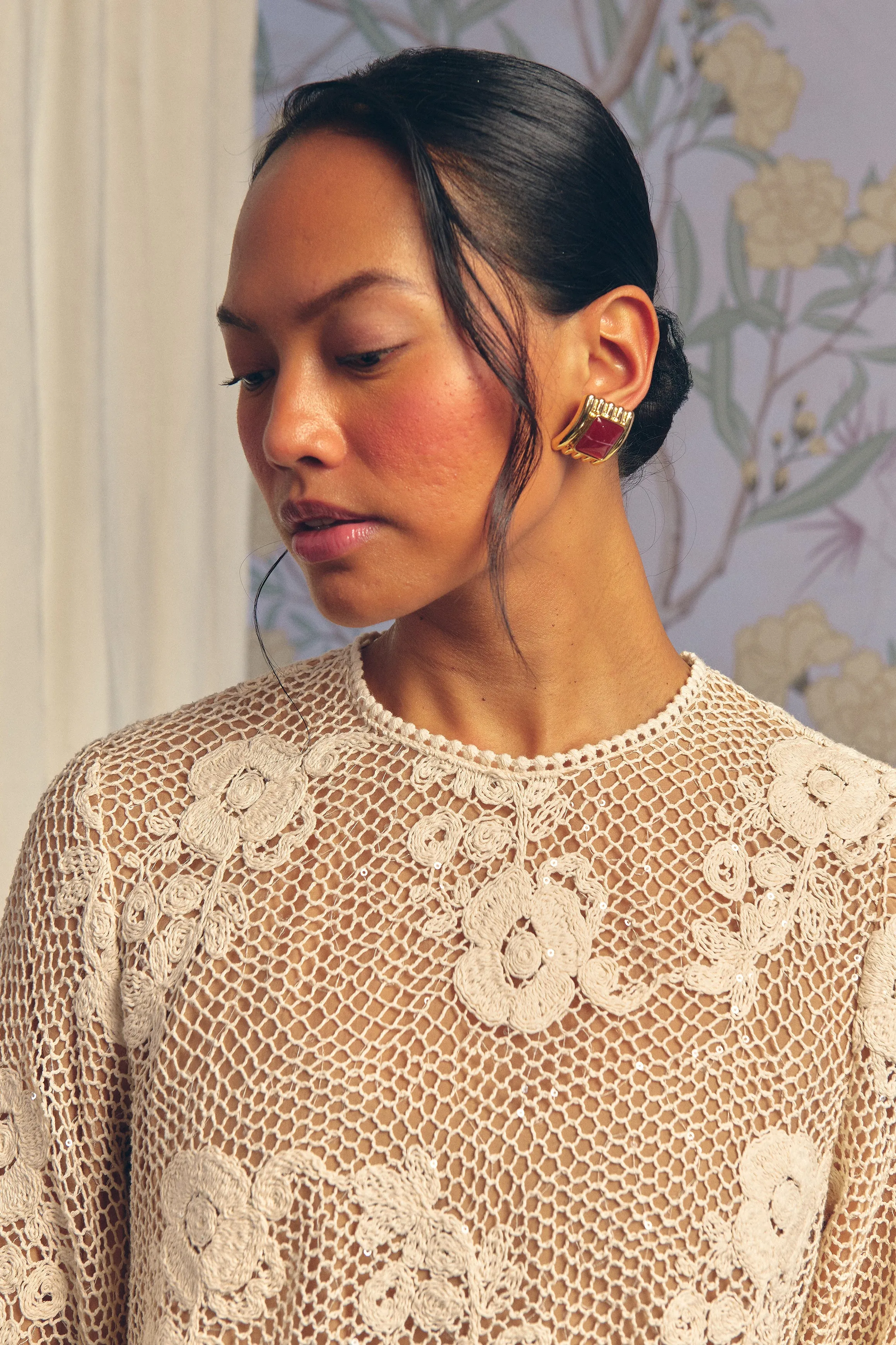 Seraphine Crochet Lace Blouse