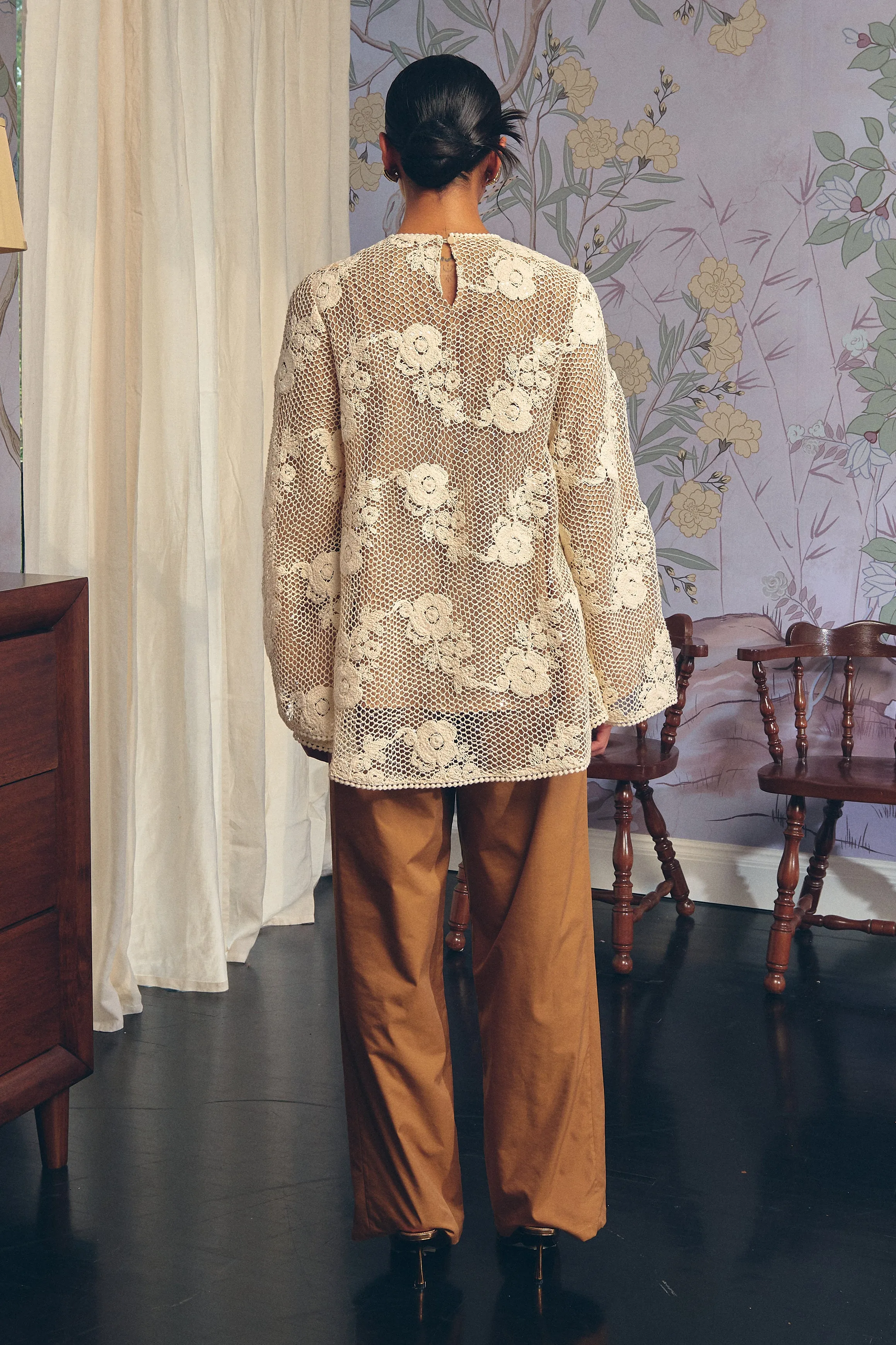 Seraphine Crochet Lace Blouse