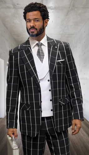 Statement  LUCCI-BW Mens Suit