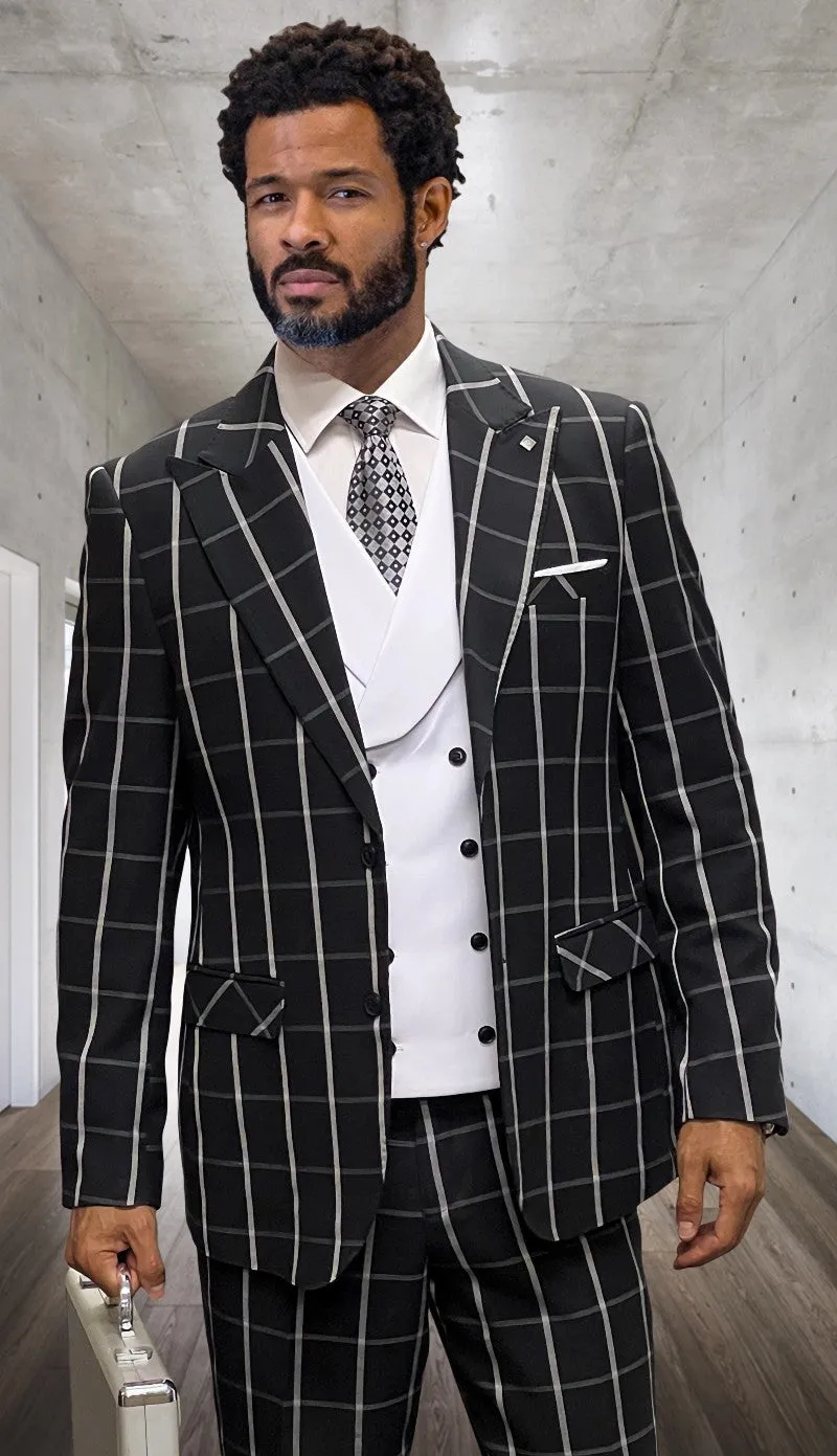 Statement  LUCCI-BW Mens Suit