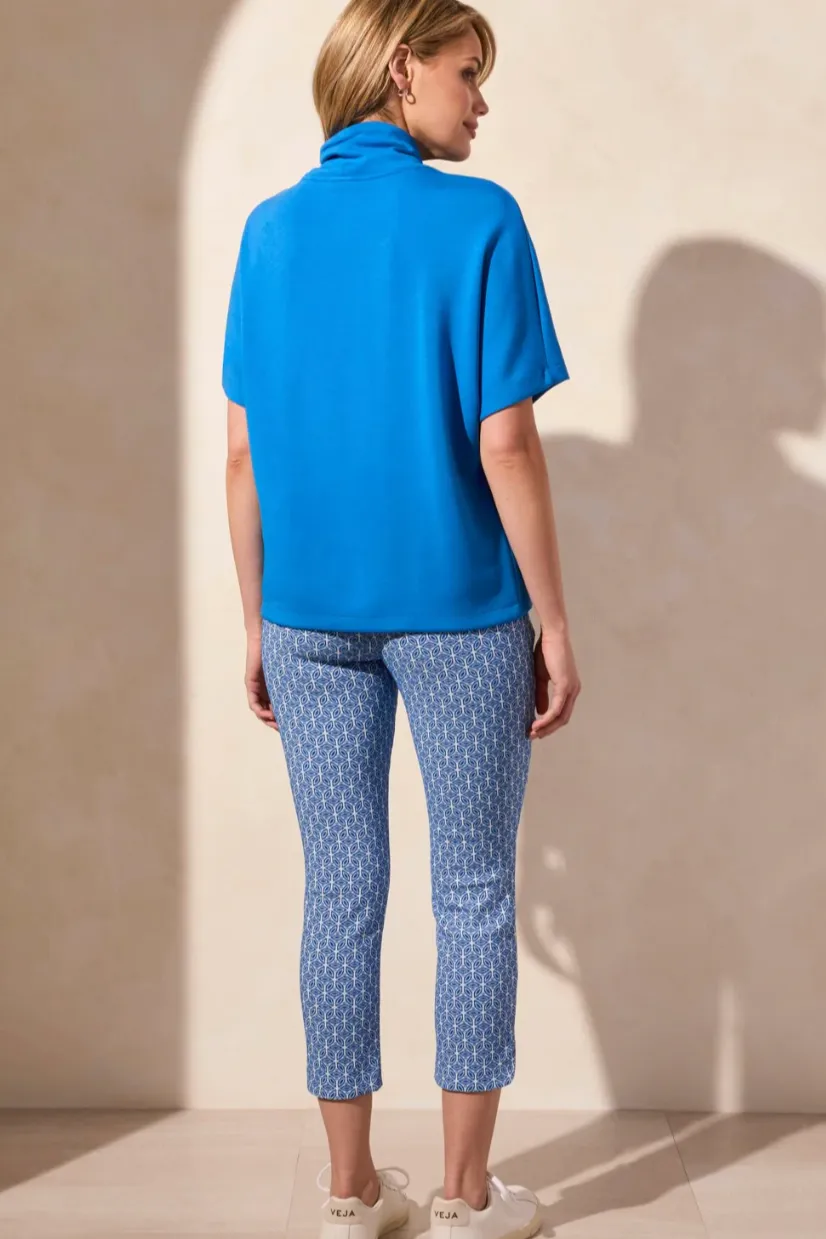 Tribal Pull On Jacquard Print Capri